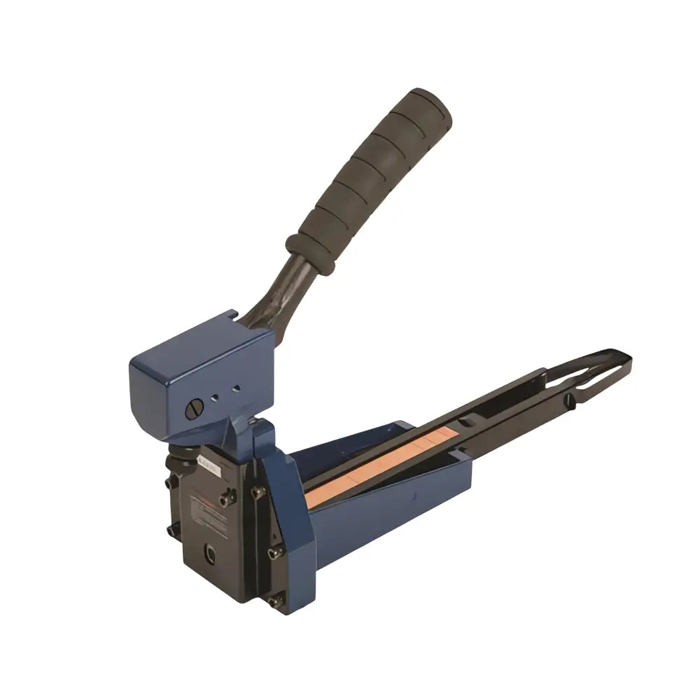 Manual carton top box closing stapler