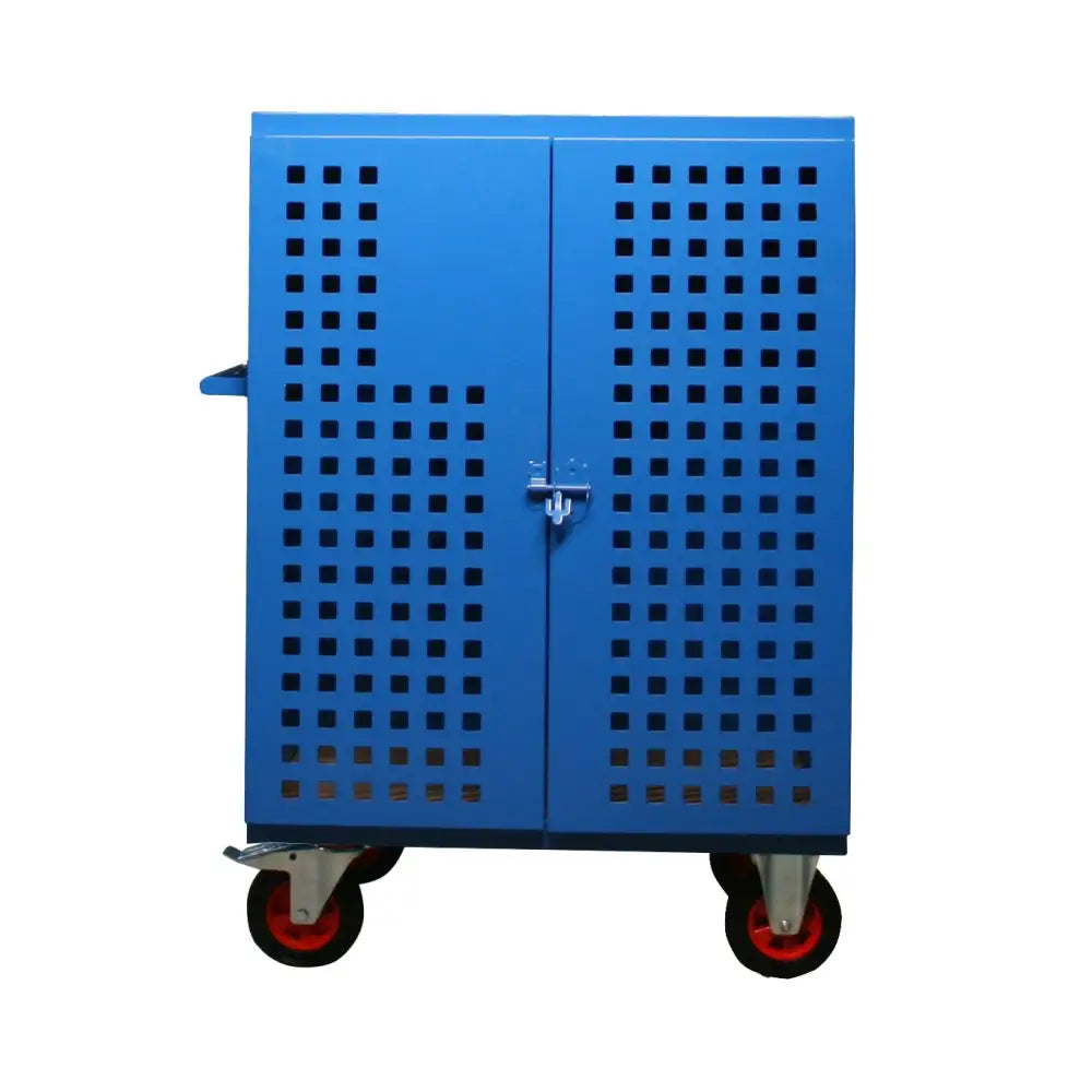 Mobile storage vault cabinets