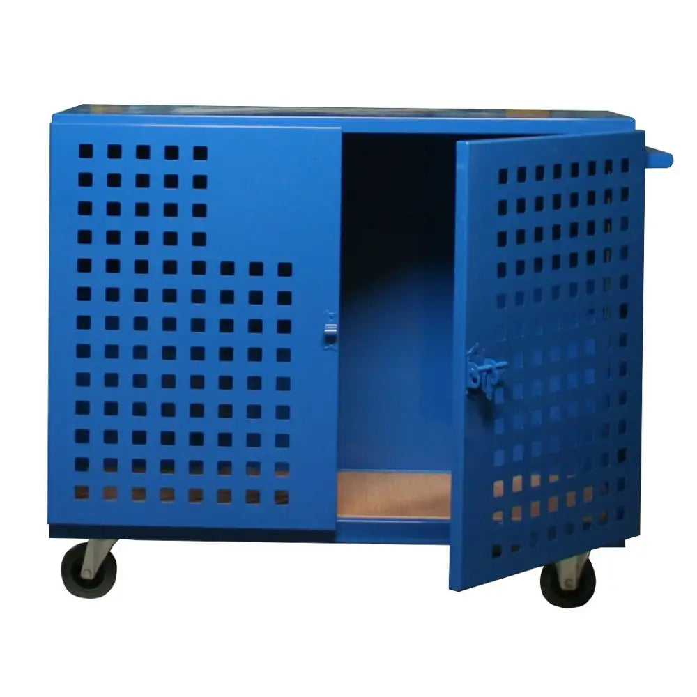 Mobile storage vault cabinets