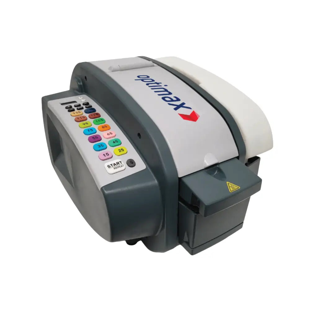 Optimax om700 electronic gummed paper tape dispenser & 12 rolls