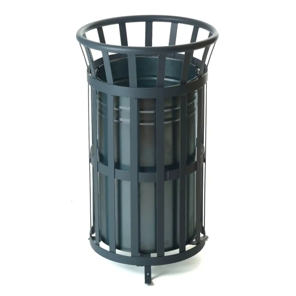 Outdoor open top steel bins