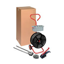 Pallet strapping kit with mobile dispenser heavy duty 12mm polypropylene