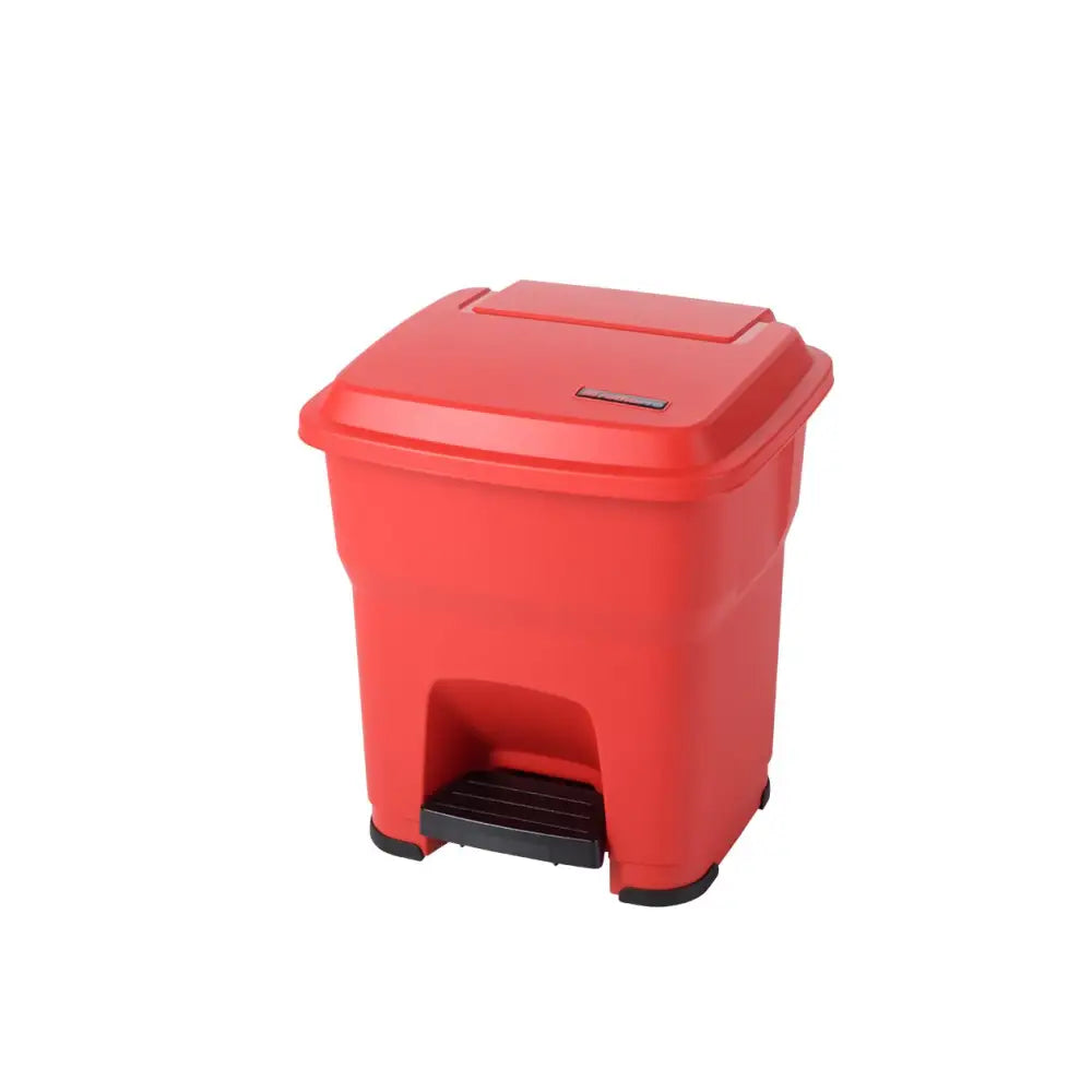 Pedal bins with soft closing lids
