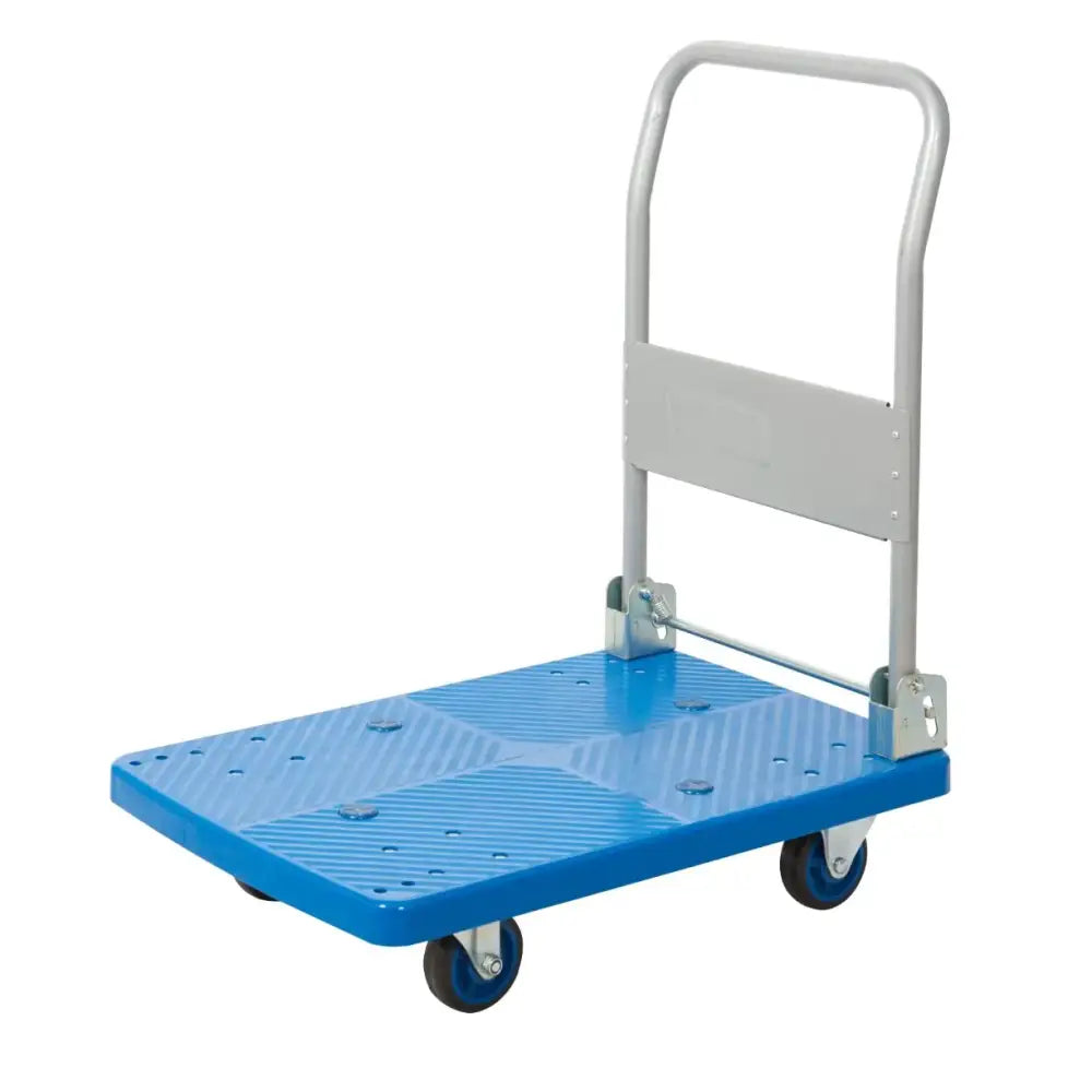Proplaz blue platform trolleys