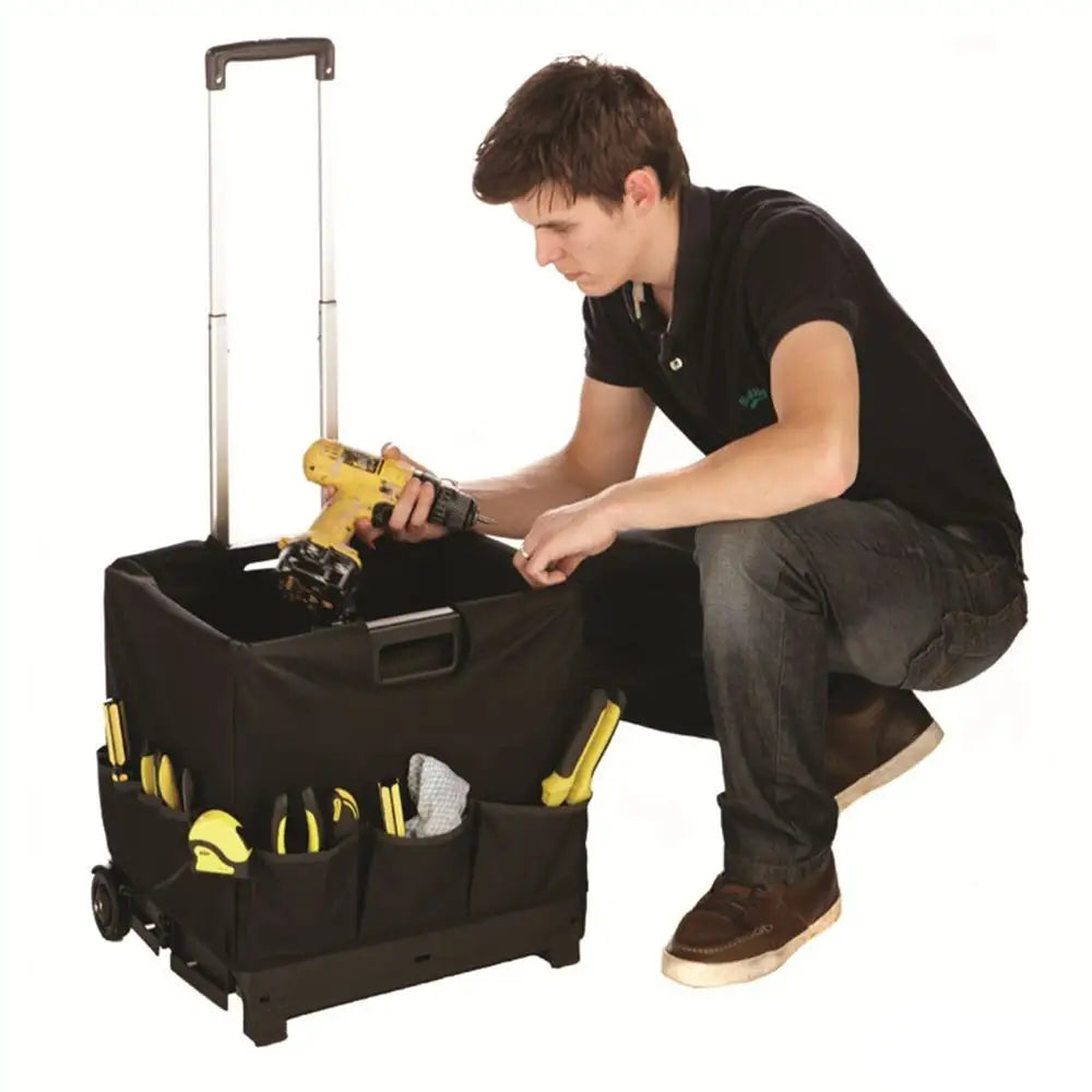 Proplaz folding box truck black with compartment bag