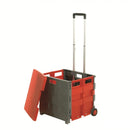 Proplaz folding box truck grey/red with removable lid