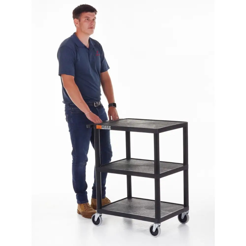 Proplaz superstrength plastic multi-purpose trolleys - shelves
