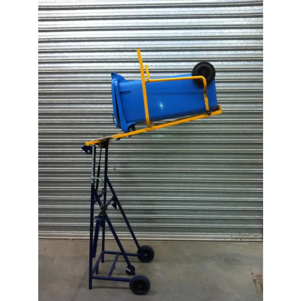 Quick lift wheeled bin lifter