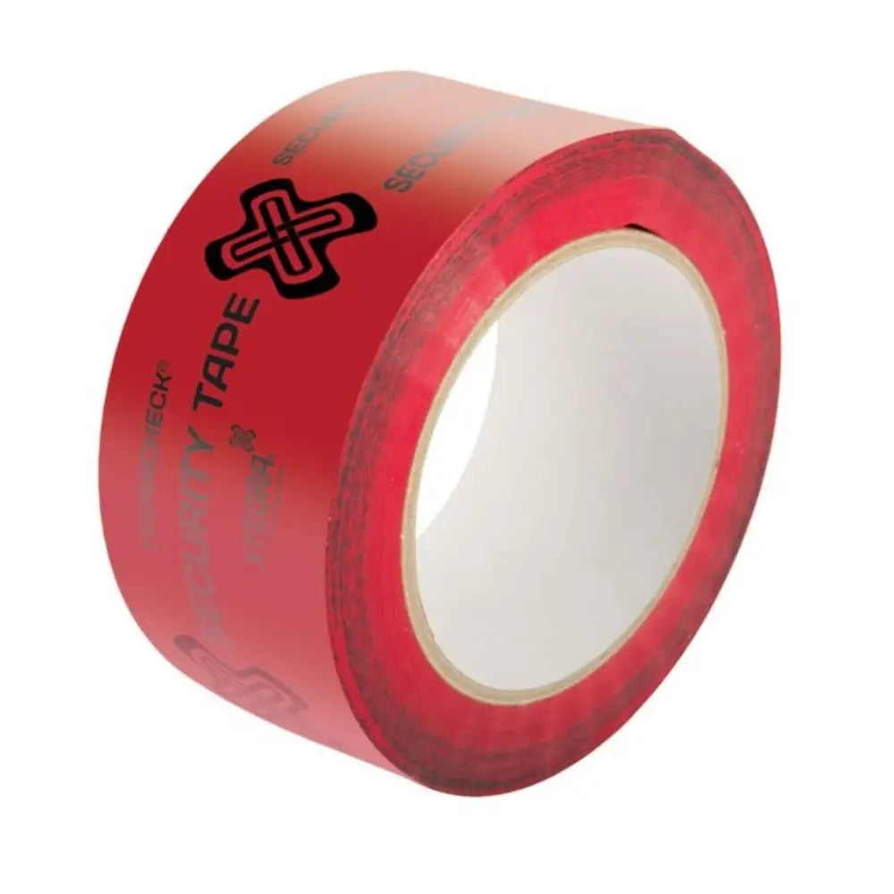 Red security open void tape 48mm x 50m (pack of 6)