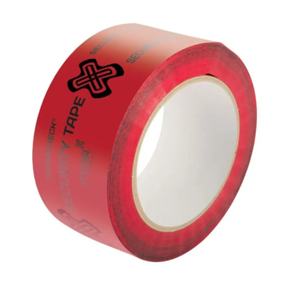 Red security open void tape 48mm x 50m (pack of 6)