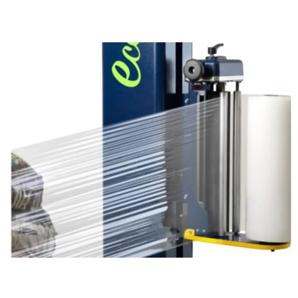 Robopac ecoplat plus base semi-automatic pallet wrapping machine