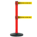 Safety belt barriers - messaged