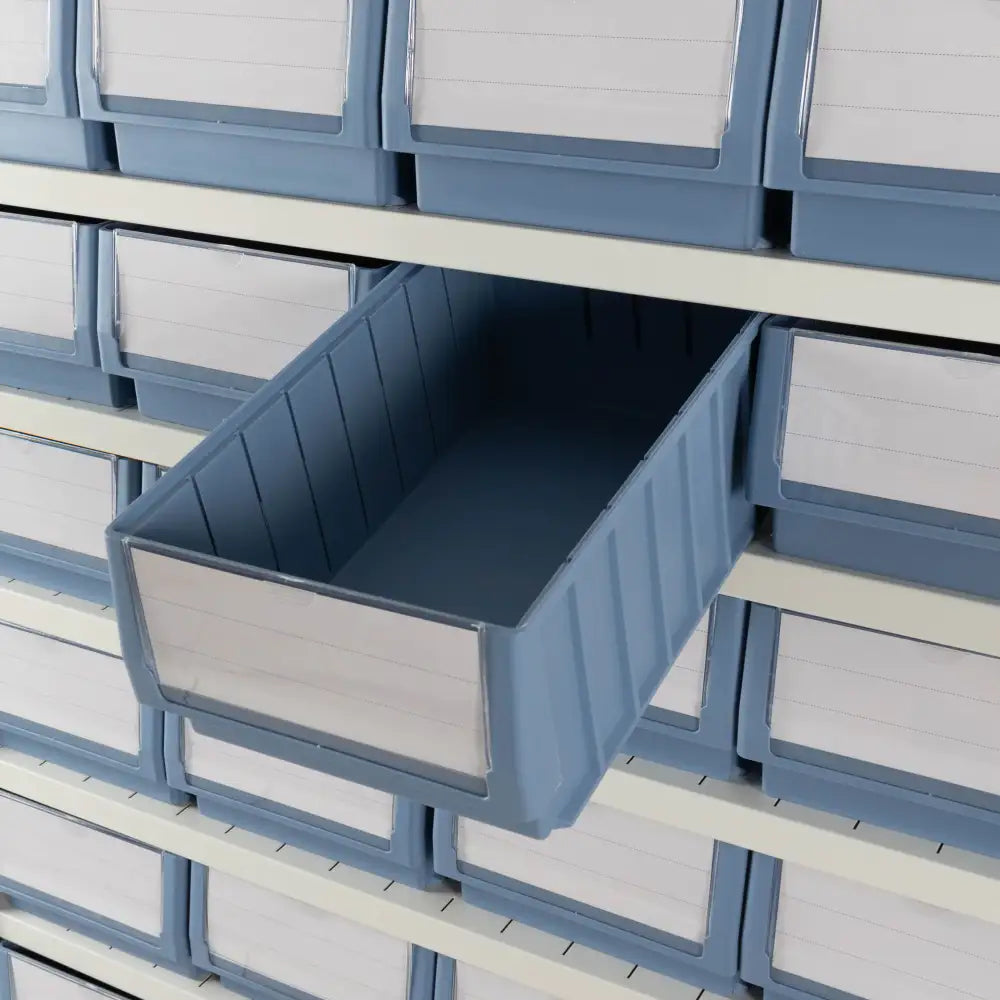 Shelf trays for (asu) small parts units