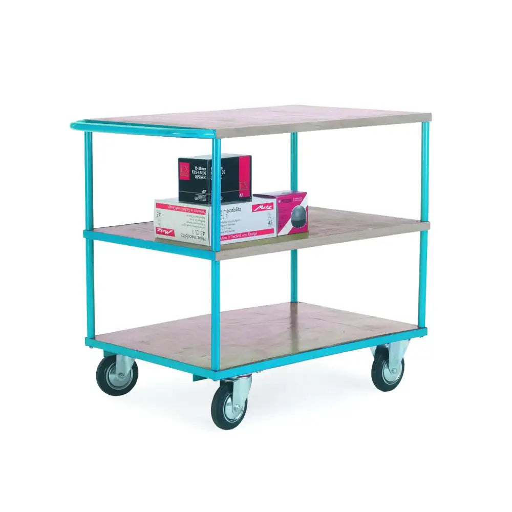 Shelf trucks with push handle