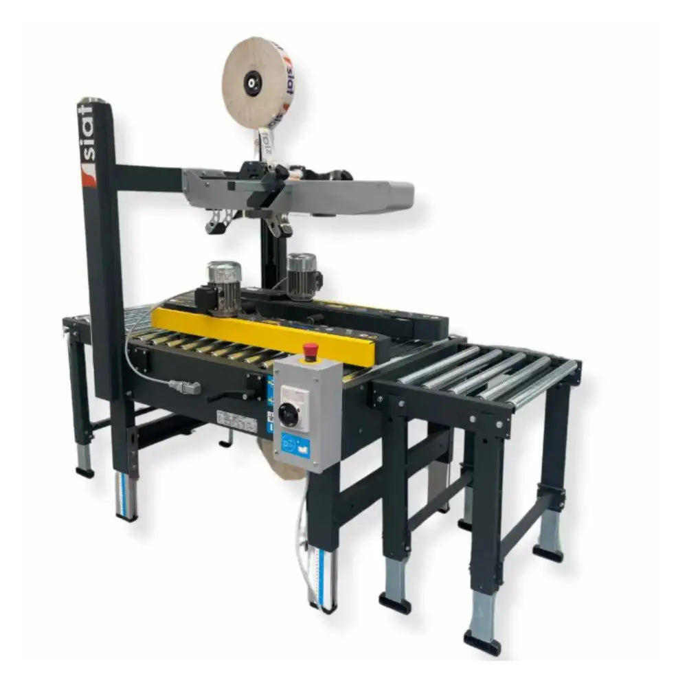 Siat s8/4 semi-automatic case sealing machine side belt driven
