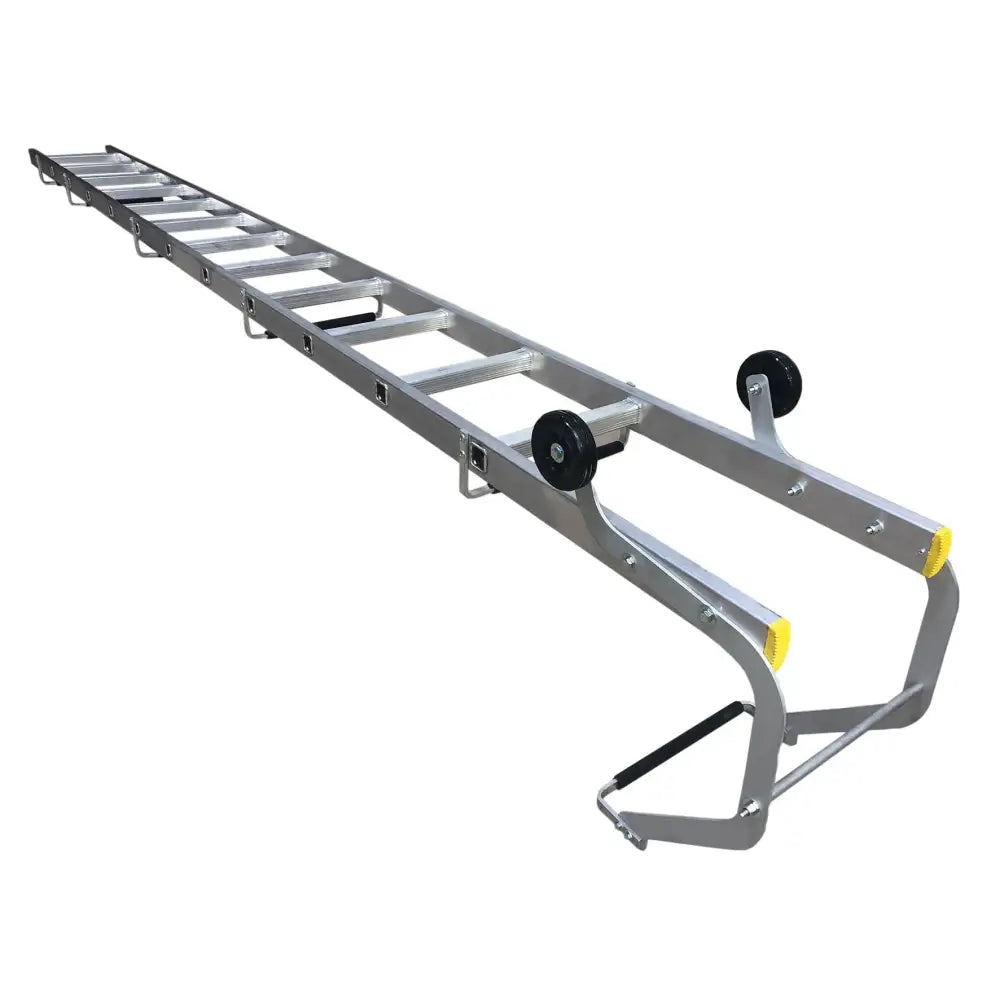 Single section push up roof ladders