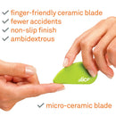 Slice ceramic safety box opener