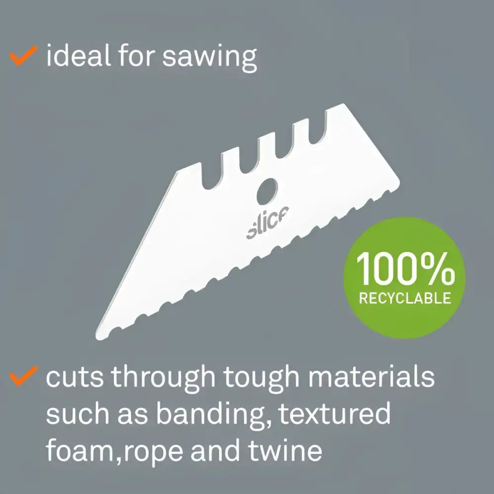 Slice ceramic serrated utility blades x 2