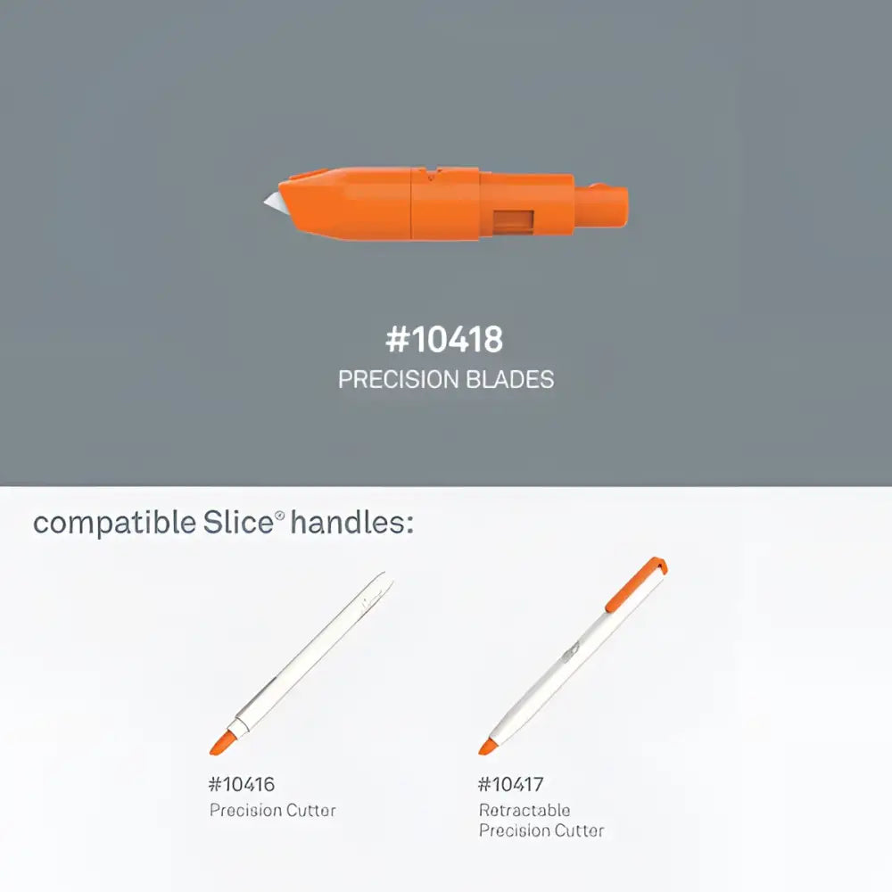 Slice precision cutter replacement blades