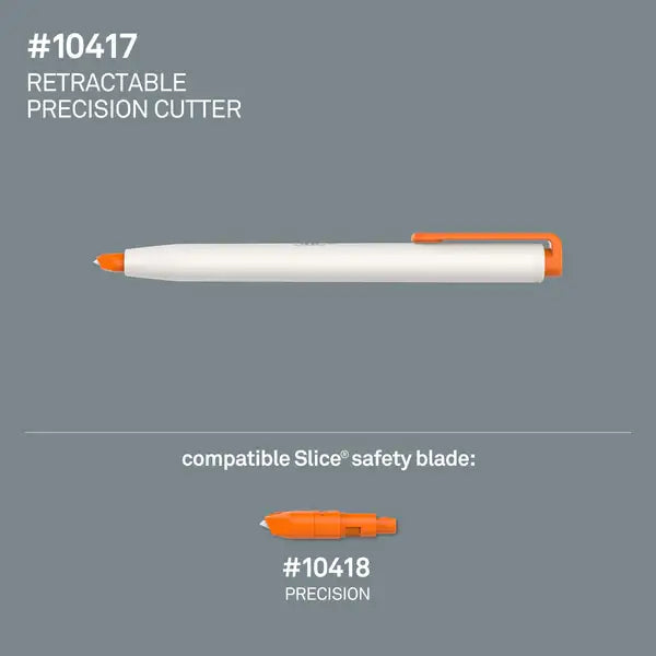 Slice retractable precision cutter
