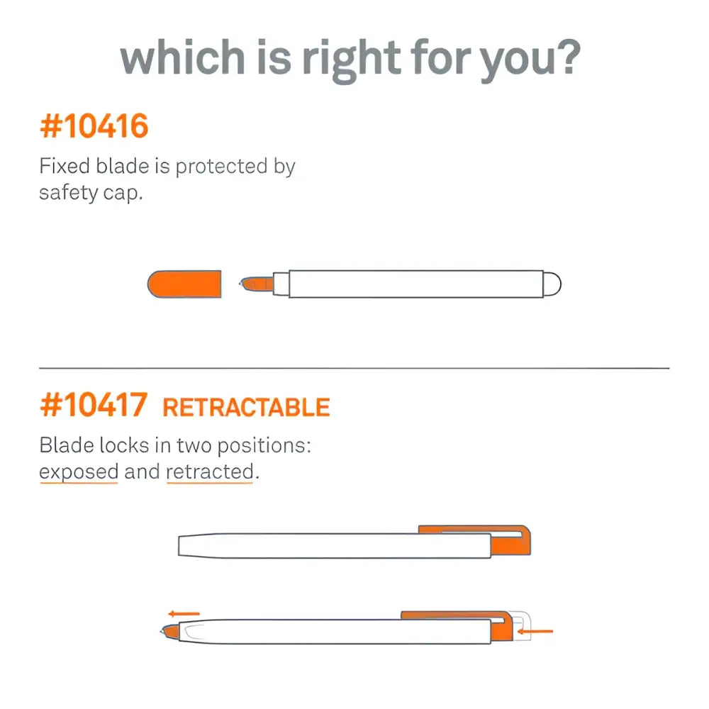 Slice retractable precision cutter x 12