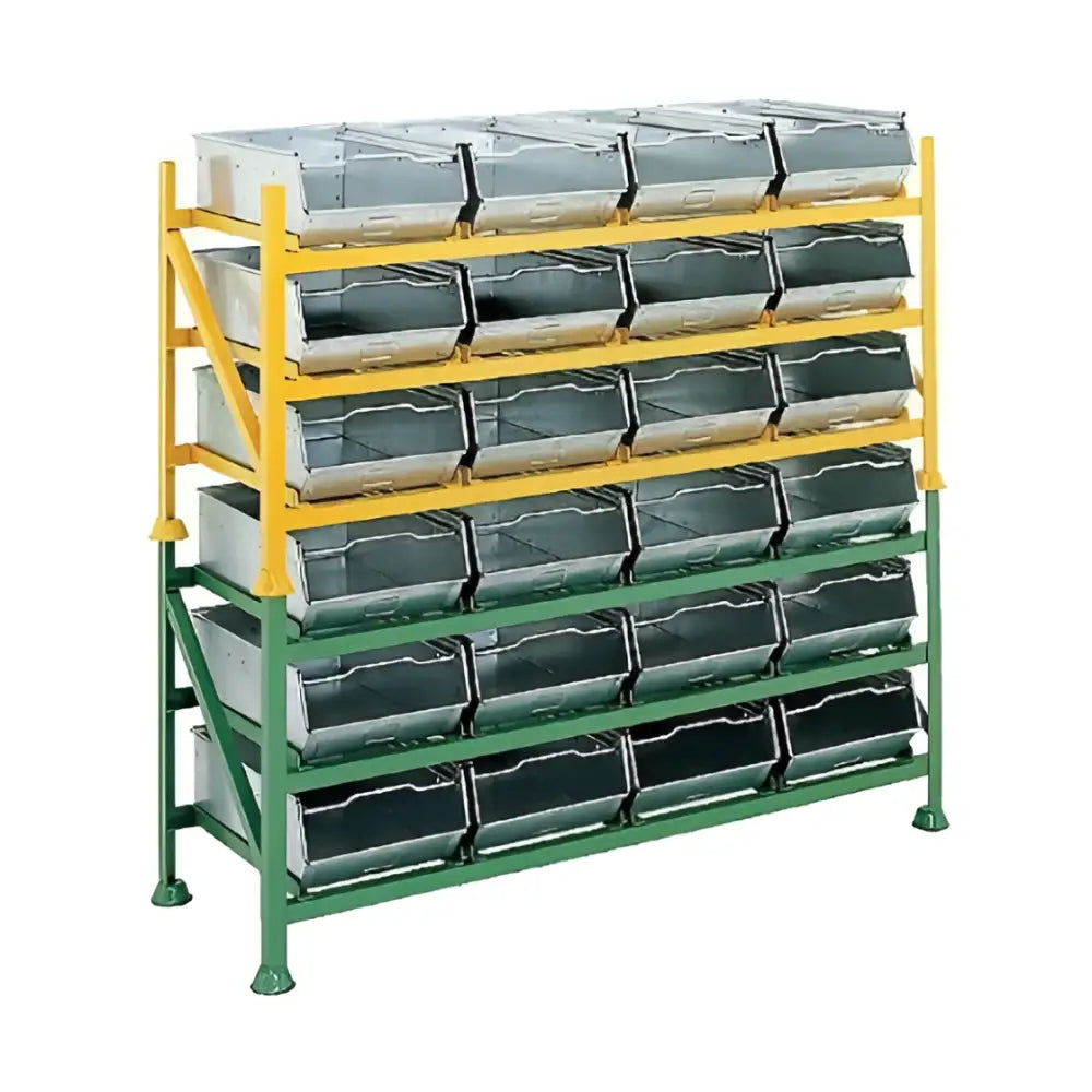 Stackable bin racks