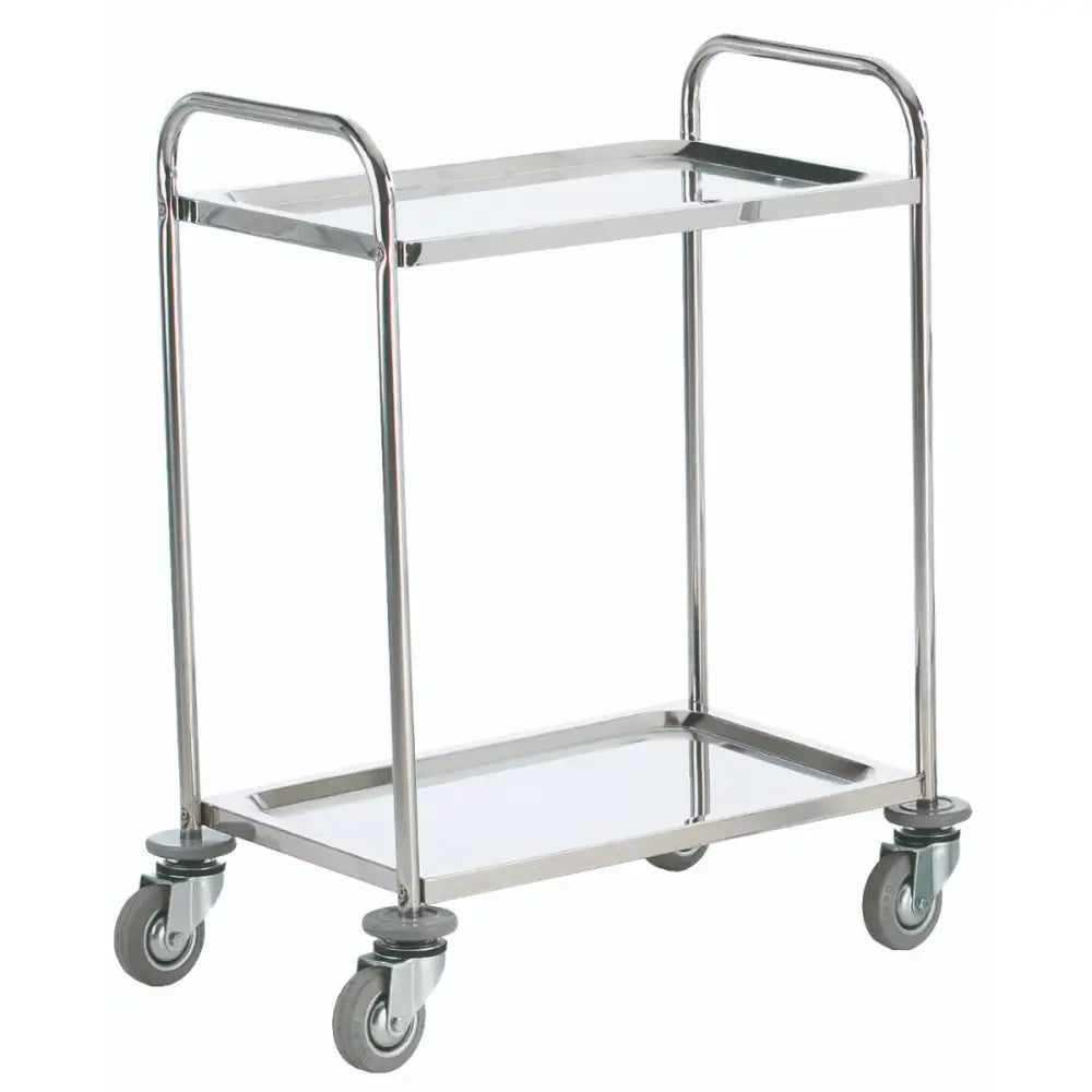 Stainless steel shelf trolleys