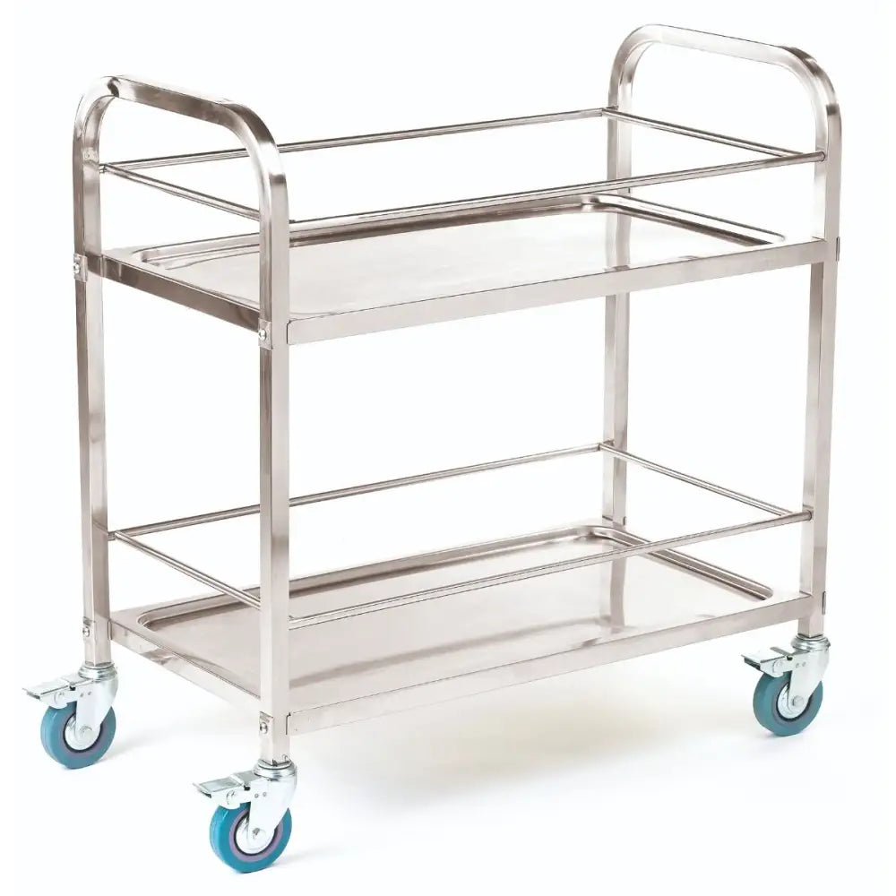 Stainless steel shelf trolleys