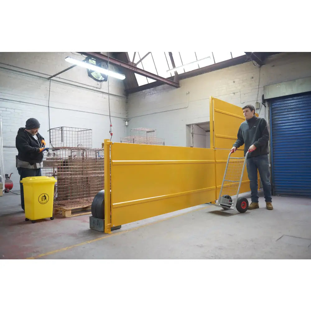 Steel partition system