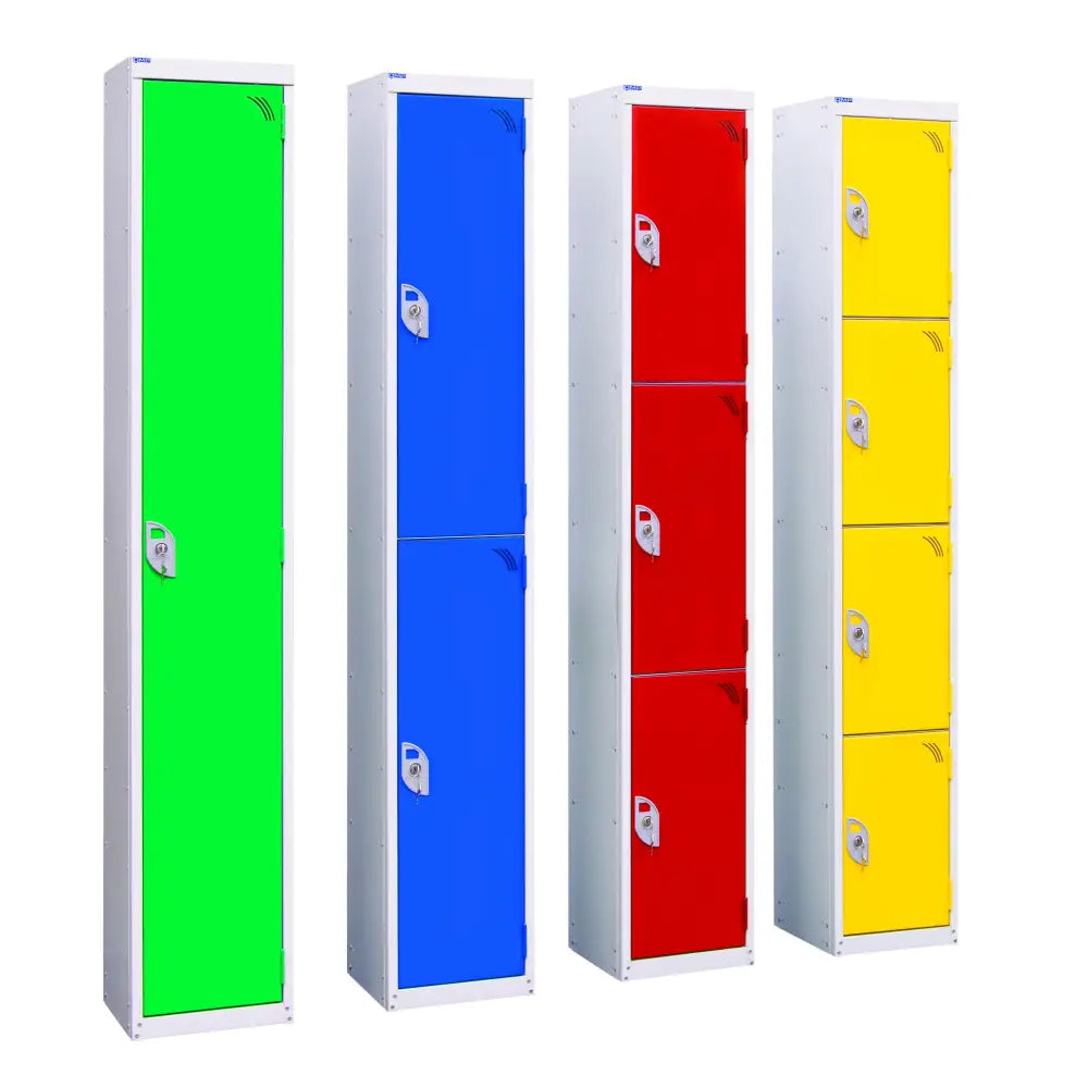 Steel splash lockers