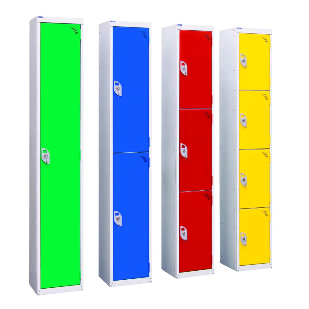 Steel splash lockers