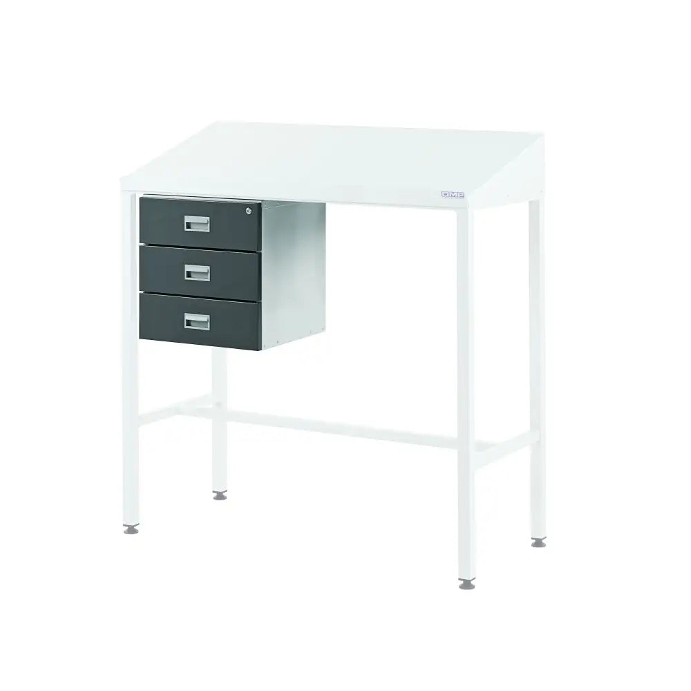 Team leader workstation with triple drawer