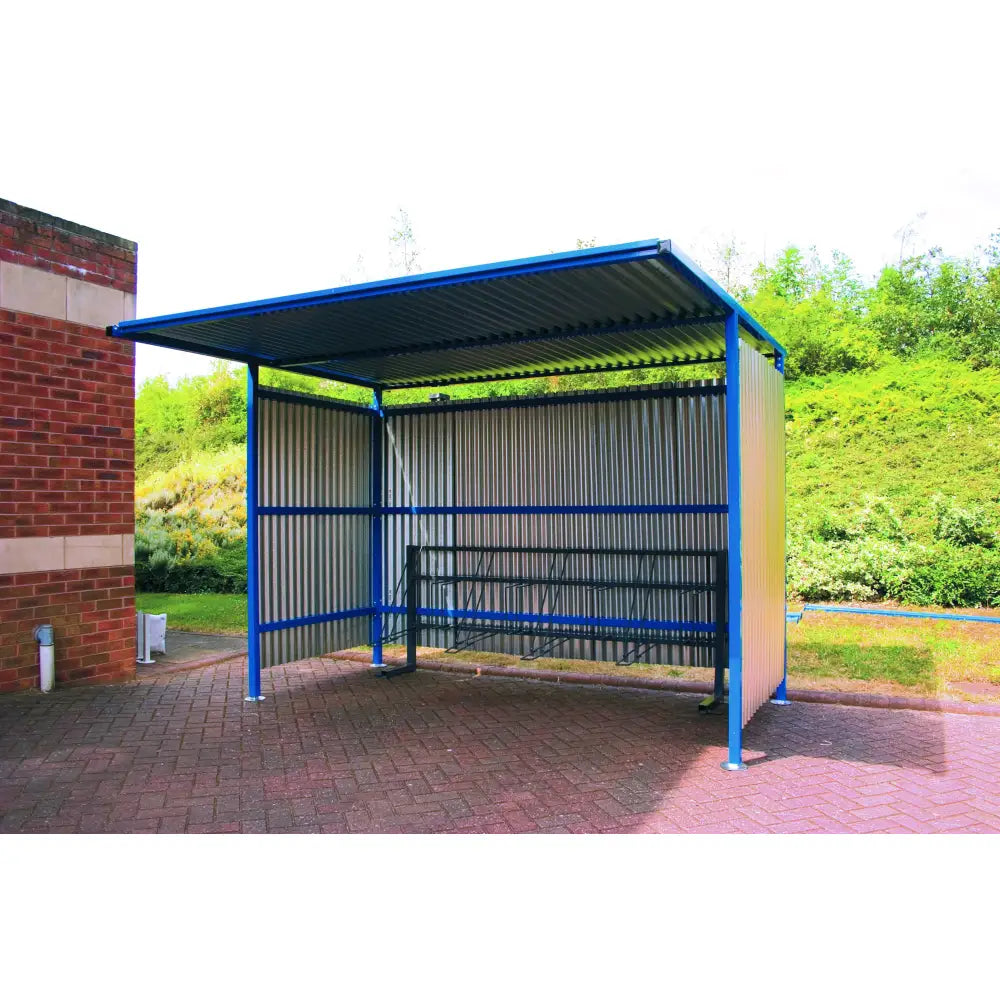 Traditional cycle shelters - galvanised