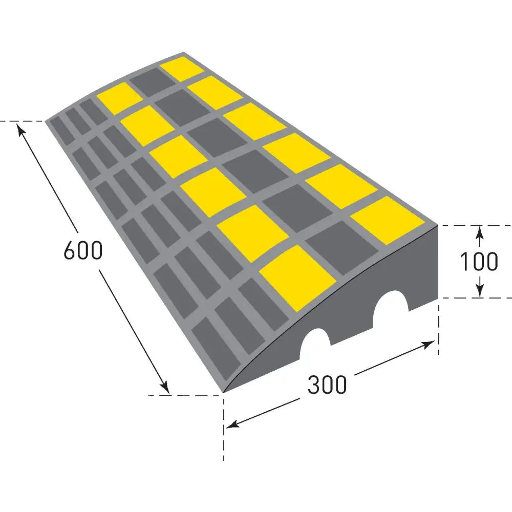 Traffic line kerb ramp