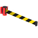 Wall mounted belt barriers - chevron belt