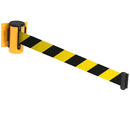 Wall mounted belt barriers - chevron belt