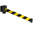 Wall mounted belt barriers - chevron belt