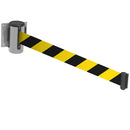 Wall mounted belt barriers - chevron belt