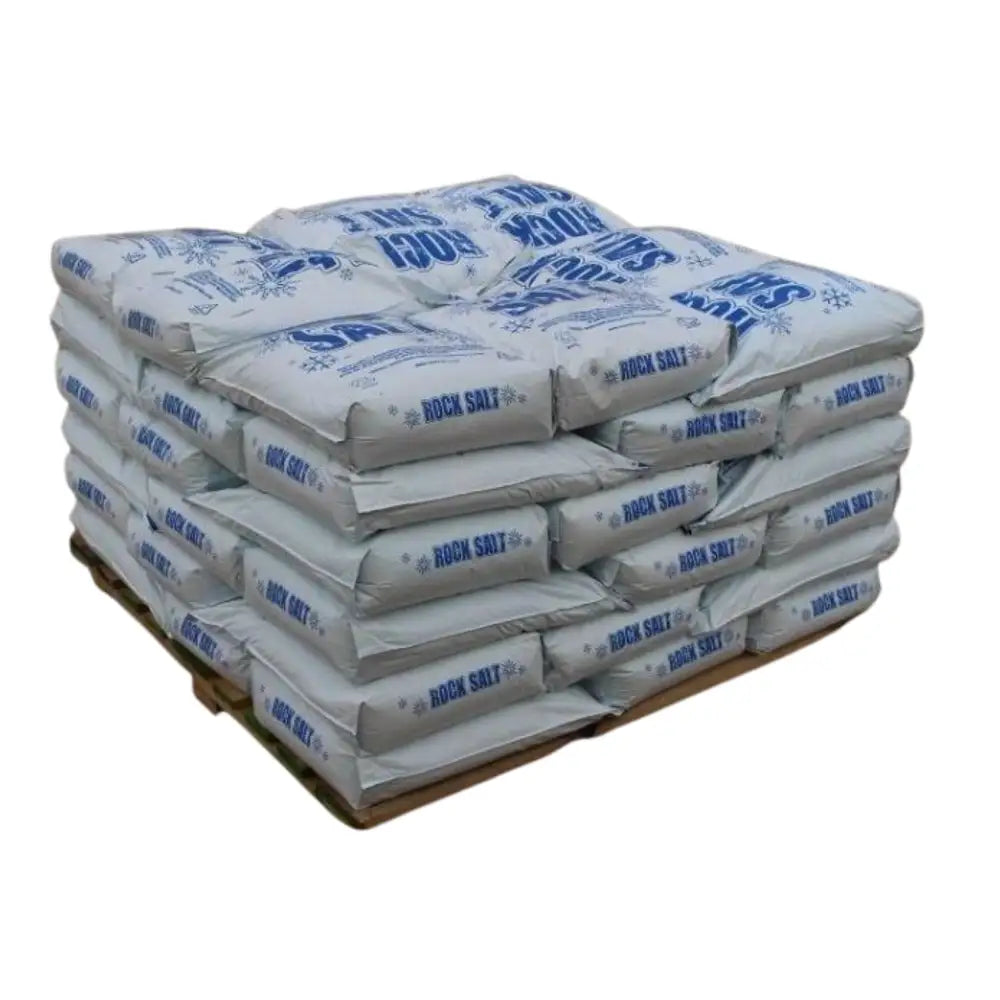 White de-icing salt 50 mini bags of 20kg