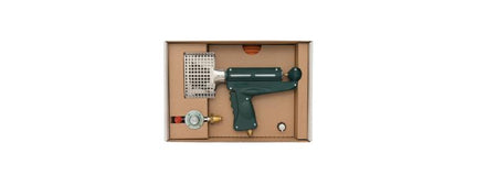 Gas heat shrink wrapping guns