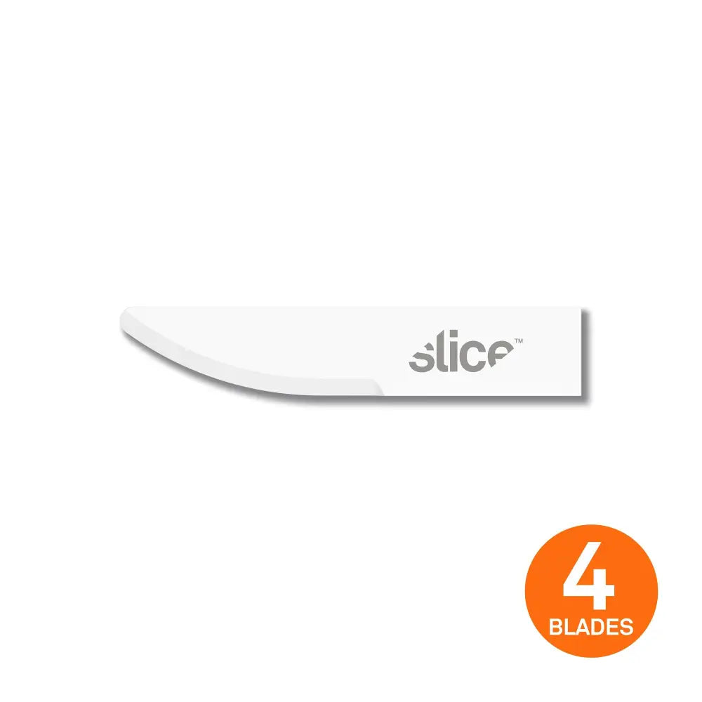 Slice ceramic curved edge rounded tip knife blades MPN 10520 4 pack