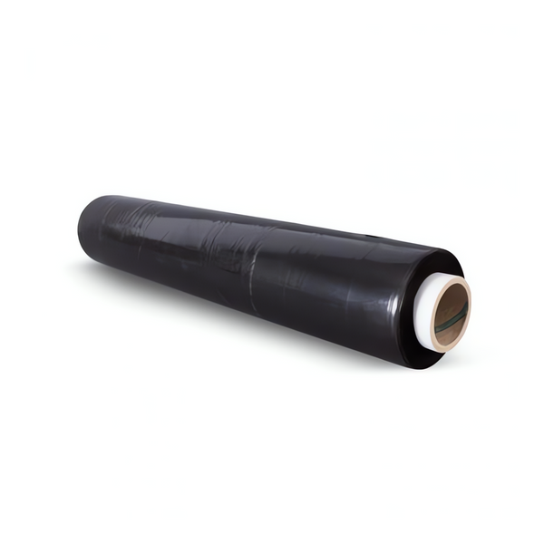 Medium Duty 500mm x 250m Black Pallet Stretch Wrap Film, Std. Core (Box of 6) Stretch Wrap Rolls Transpal   