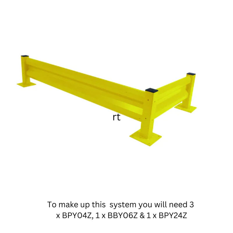 Heavy Duty Barrier System - Post  Get Me Packaging   