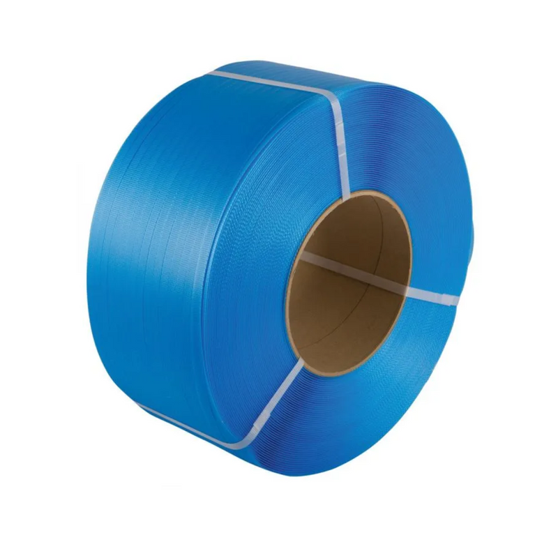 9mm x 4000m Blue Machine Strapping. 110kg Break Strain. 2 Roll Pack. Machine Strapping Rolls Safeguard   