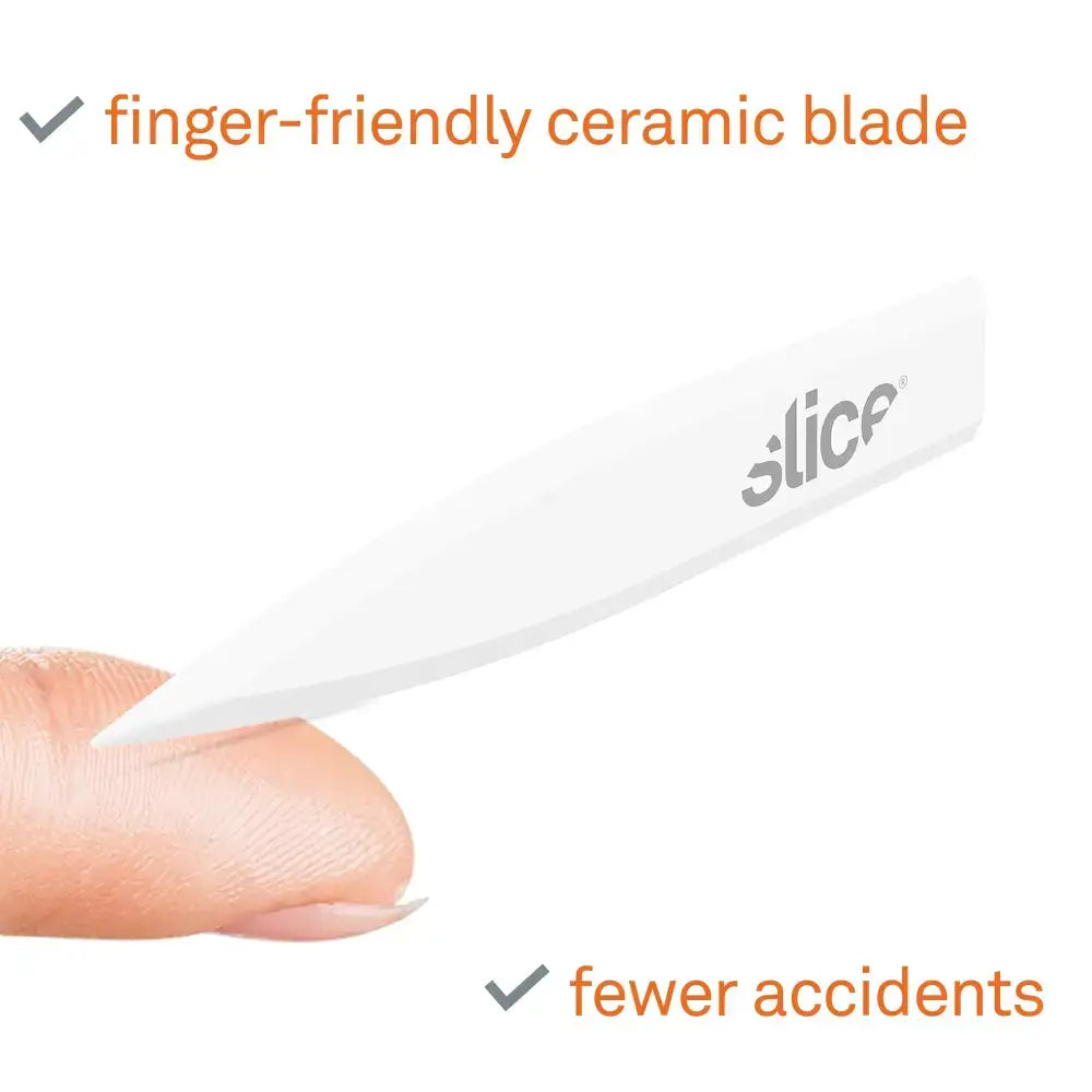 Slice corner-stripping blades fingers