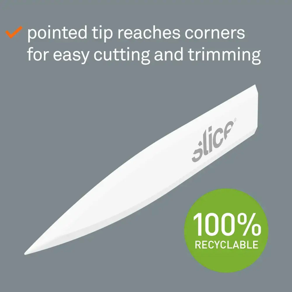 Slice corner-stripping blades recyclabl
