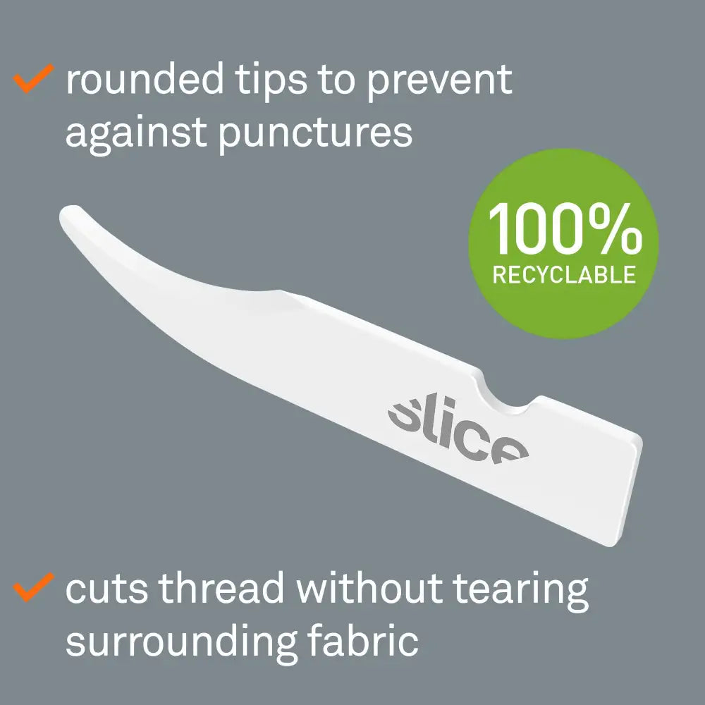 Slice rounded tip seam ripper blades recyclable 