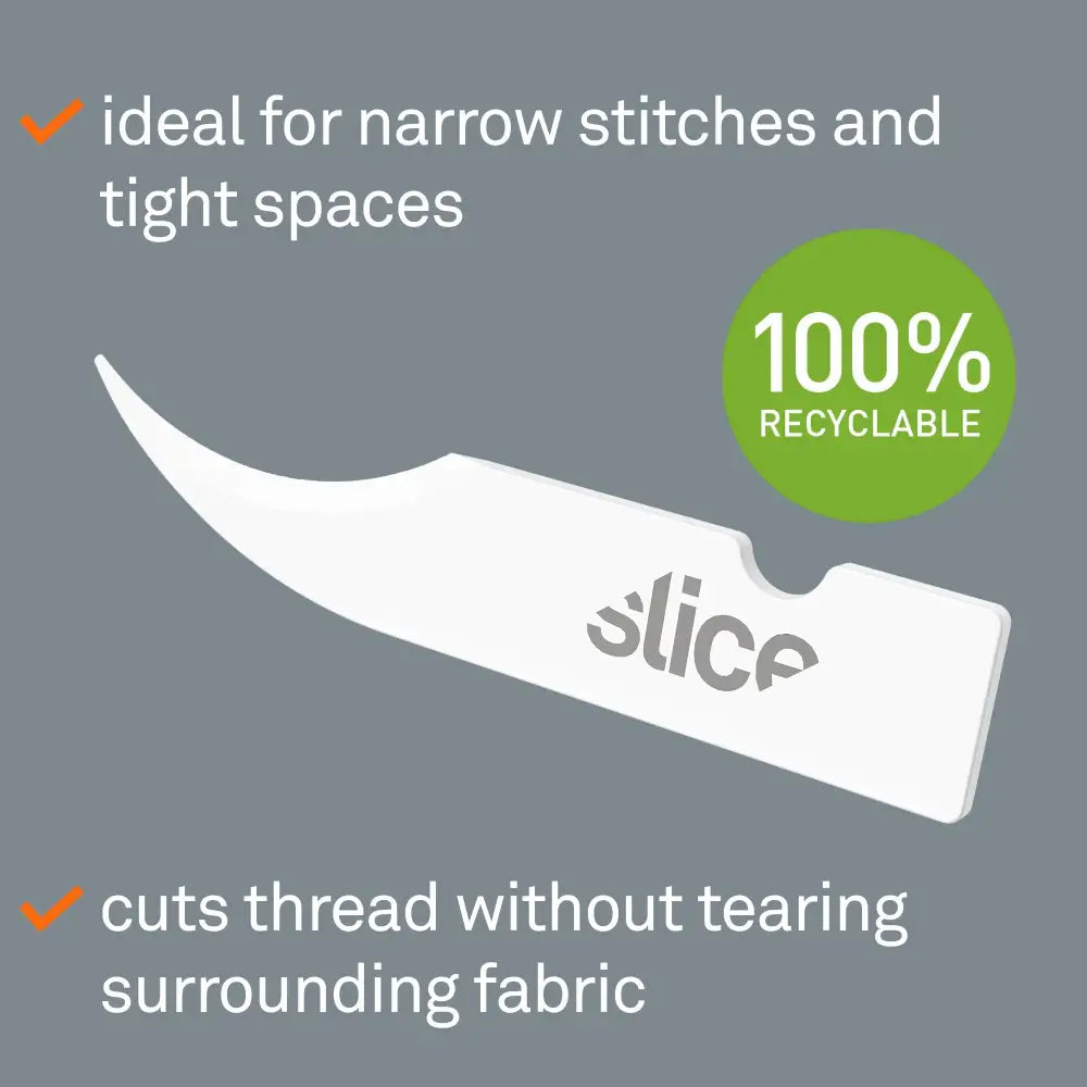 Slice pointed tip seam ripper blades recyclable 