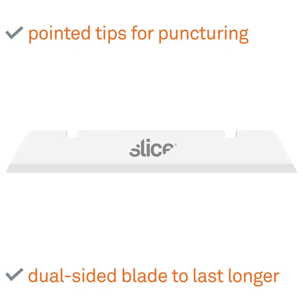 Slice pointed tip industrial blades advantages
