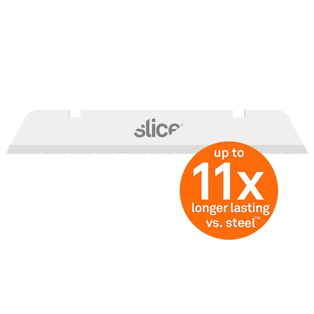 Slice industrial serrated blades lasting 11 times longer